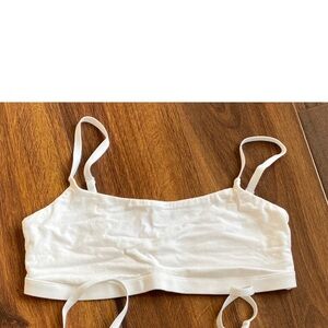 Quince White Bralette